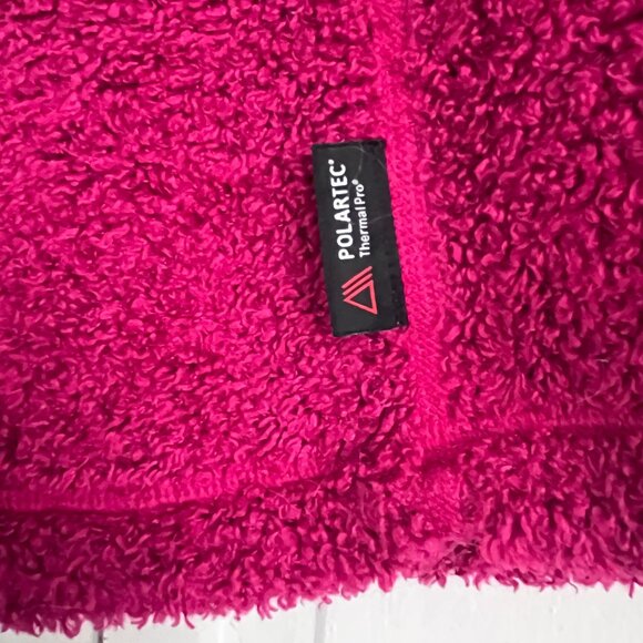 Lowe Alpine Polartec Sherpa Zip Up Jacket Women's Fuchsia 100% Polyester - Picture 4 of 12